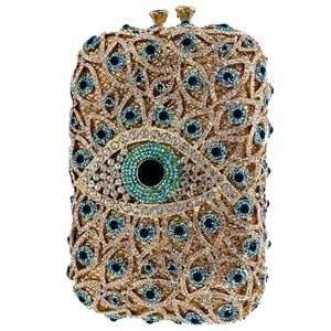 Evil Eye Crystal Purse Wedding Holiday Gift!